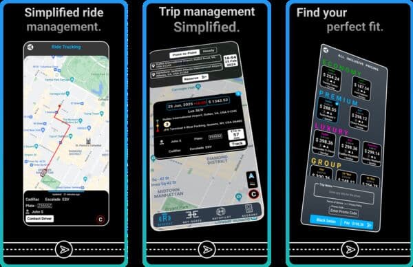 Uniq Ryde app features simplified yet modern interface at your finger-tips, tech savy or not we've got you covered