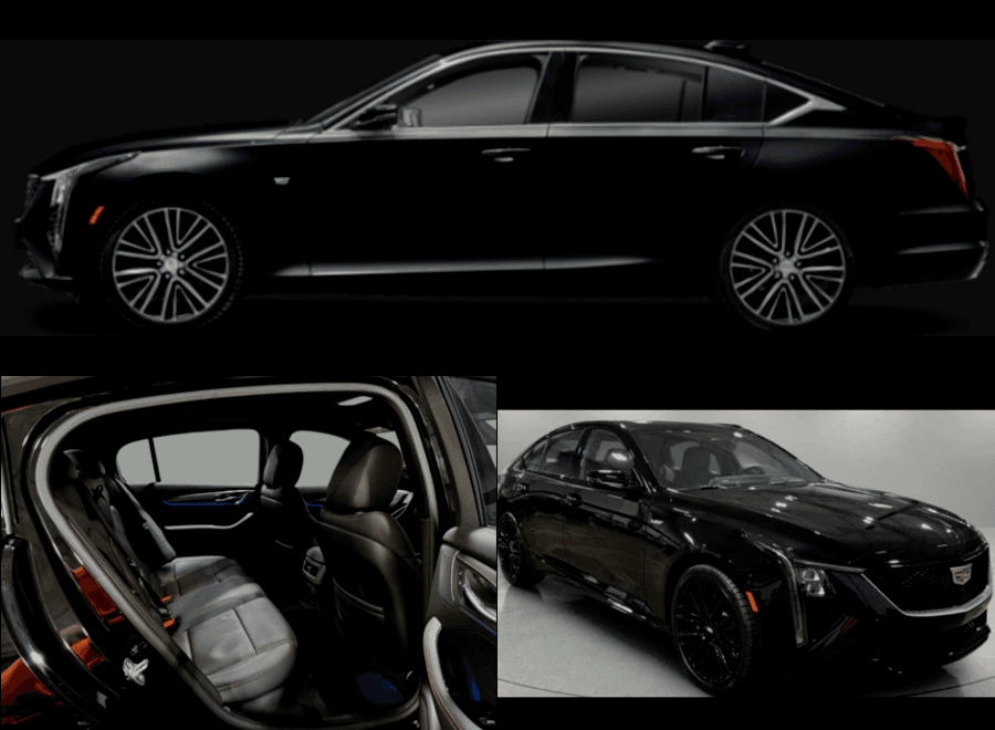 Black Sedan — Cadillac CT5 / Similar